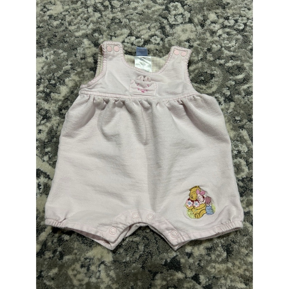 Vintage Baby Girl Winnie The Pooh Baby Outfit Size 6-9 Months Disney Baby
